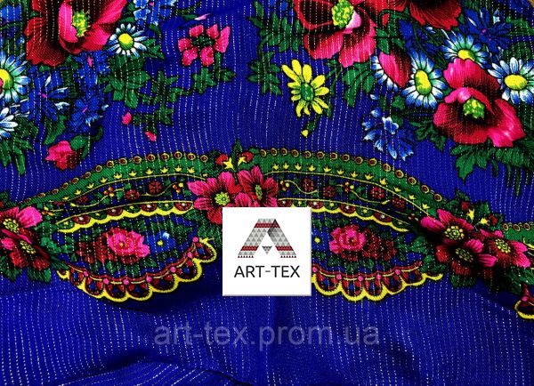 Платок на голову с люрексом 75*75 см