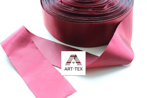 Стрічка атласна 5 см /50 м Бордовий