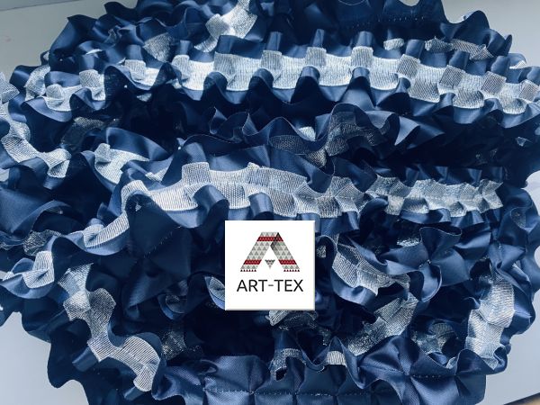 Рюши 5см/25м - атлас/парча