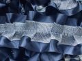 Рюши 5см/25м - атлас/парча