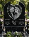 Фотопортрет у склі у формі Серця