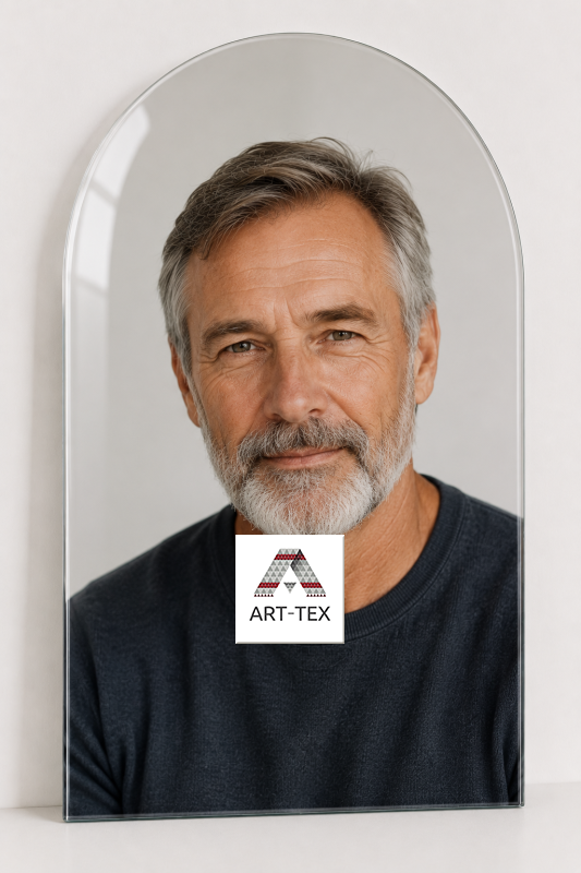 Фотопортрет у склі у формі арки