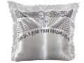Наволочка ритуальная с печатью, атлас