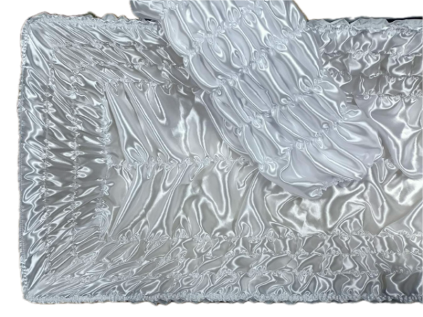 Постель в гроб атлас, без кружева (В3В6 б/к)
